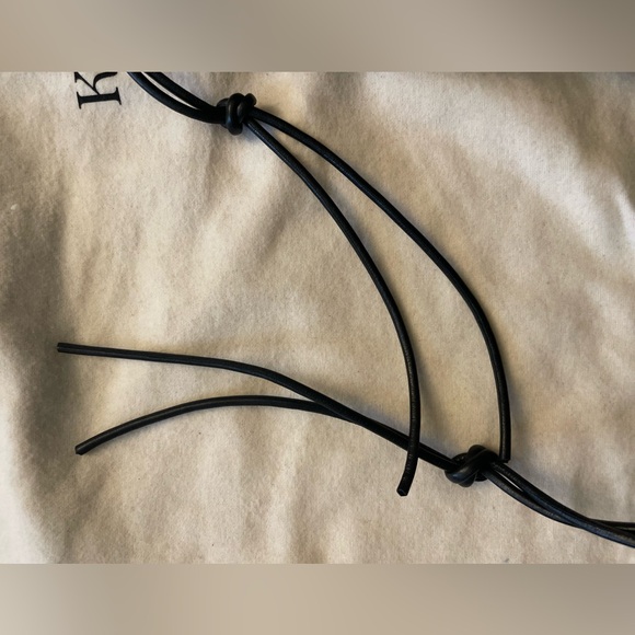 Khaite Osa Drawstring Medium Leather Tote Bag NWOT - Picture 7 of 10